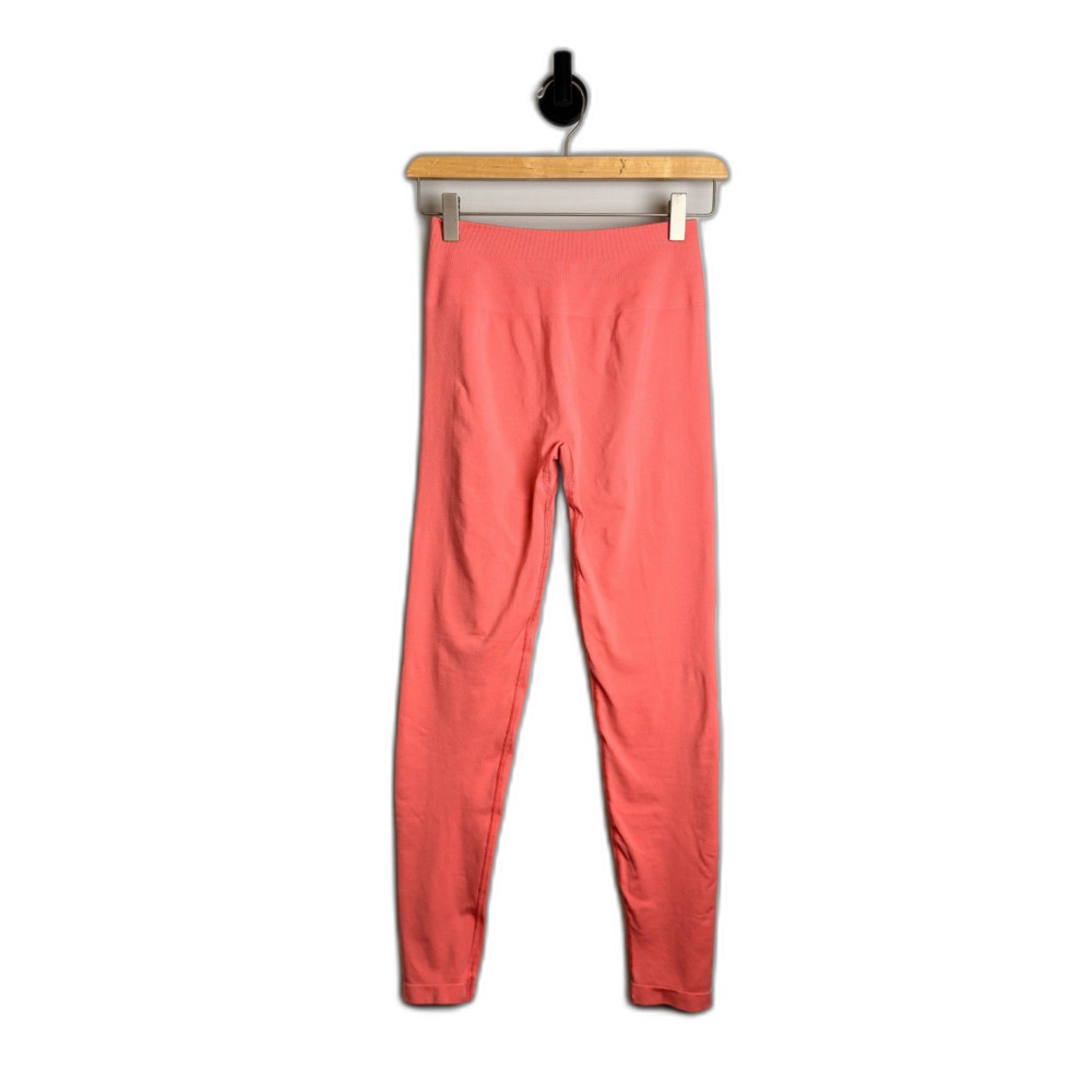 Alphalete Seamless Scrunch Leggings Neon Pink Women’s Medium Coral